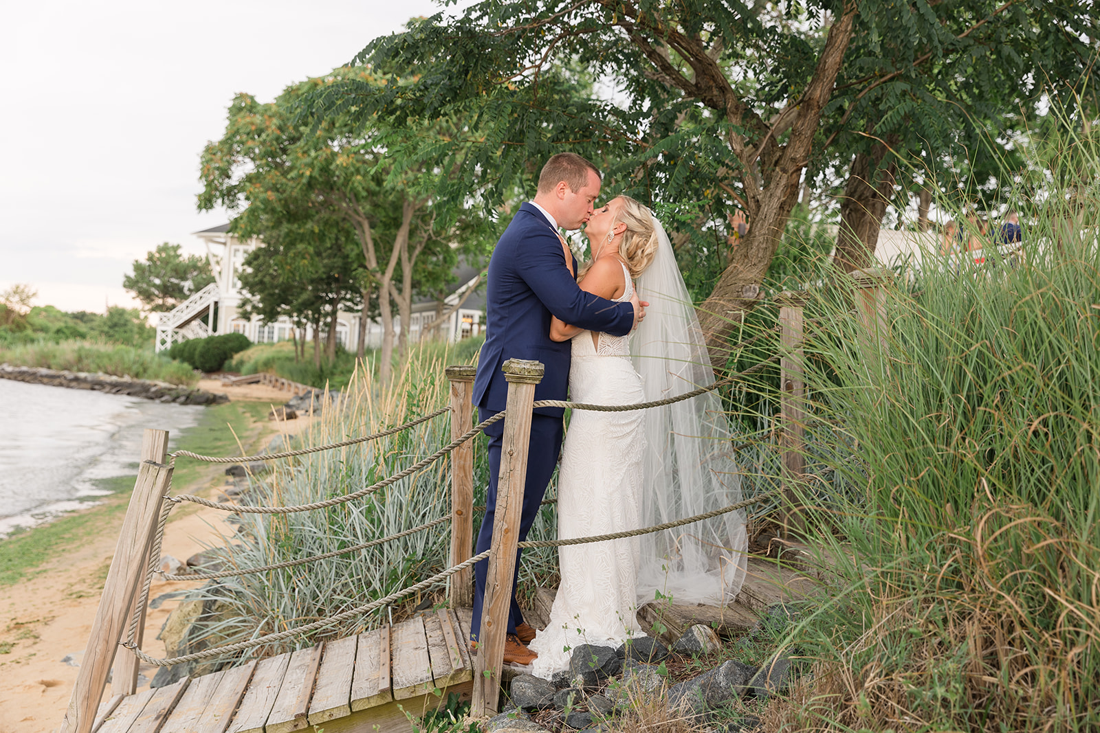 bride and groom portrait