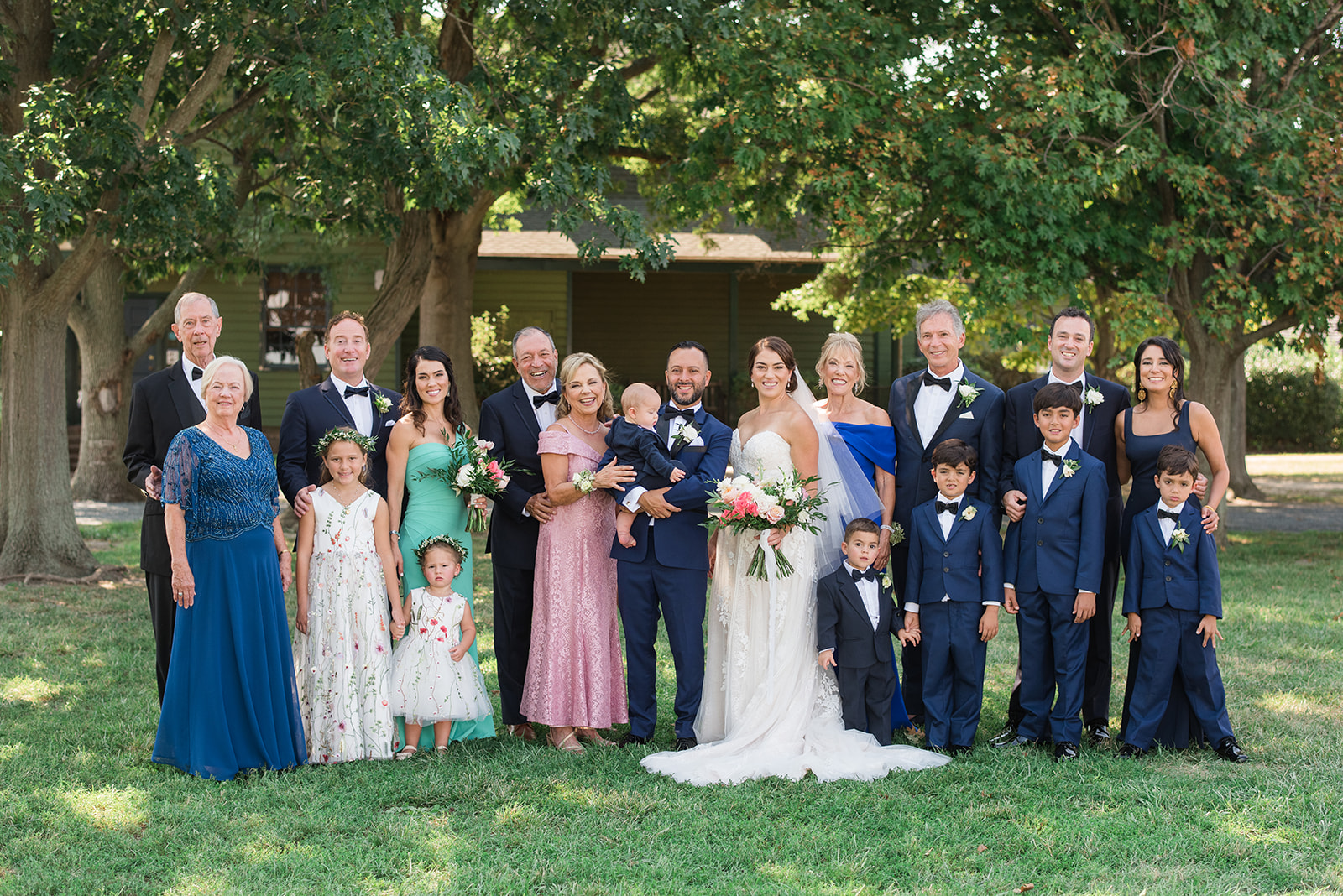 wedding full family portrait