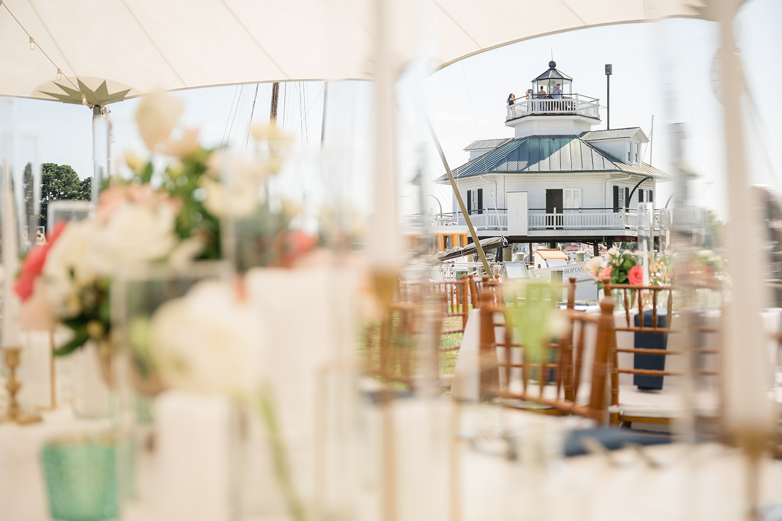 st michaels maritime museum reception tent