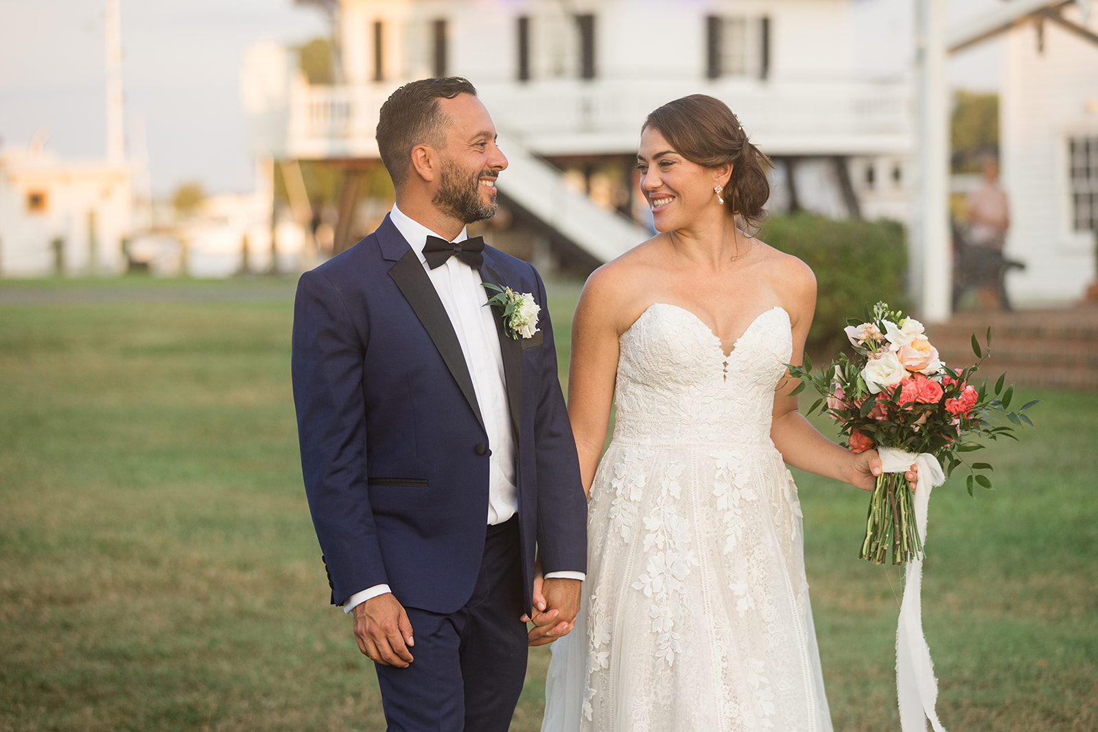 bride and groom portrait