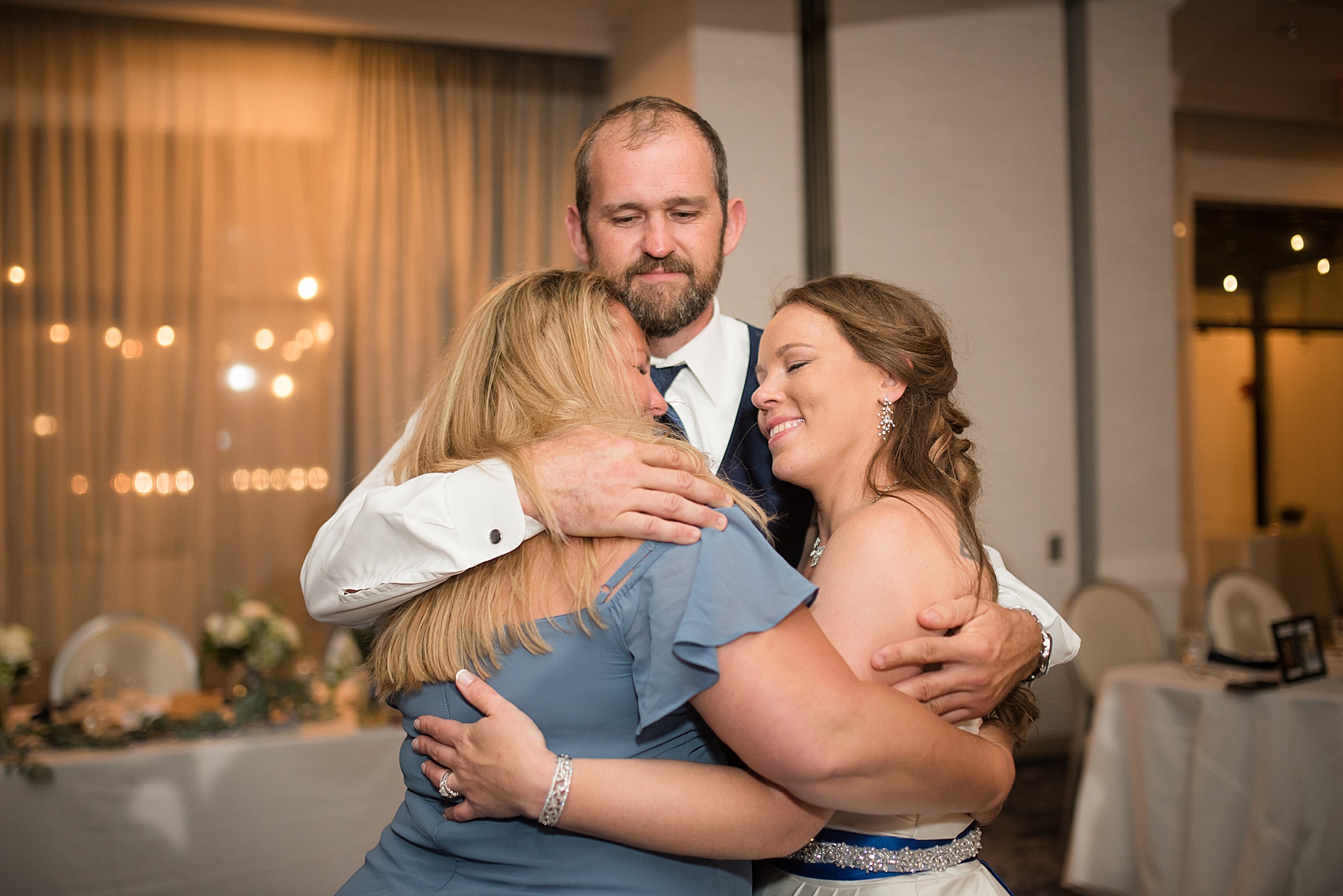 candid wedding dancing