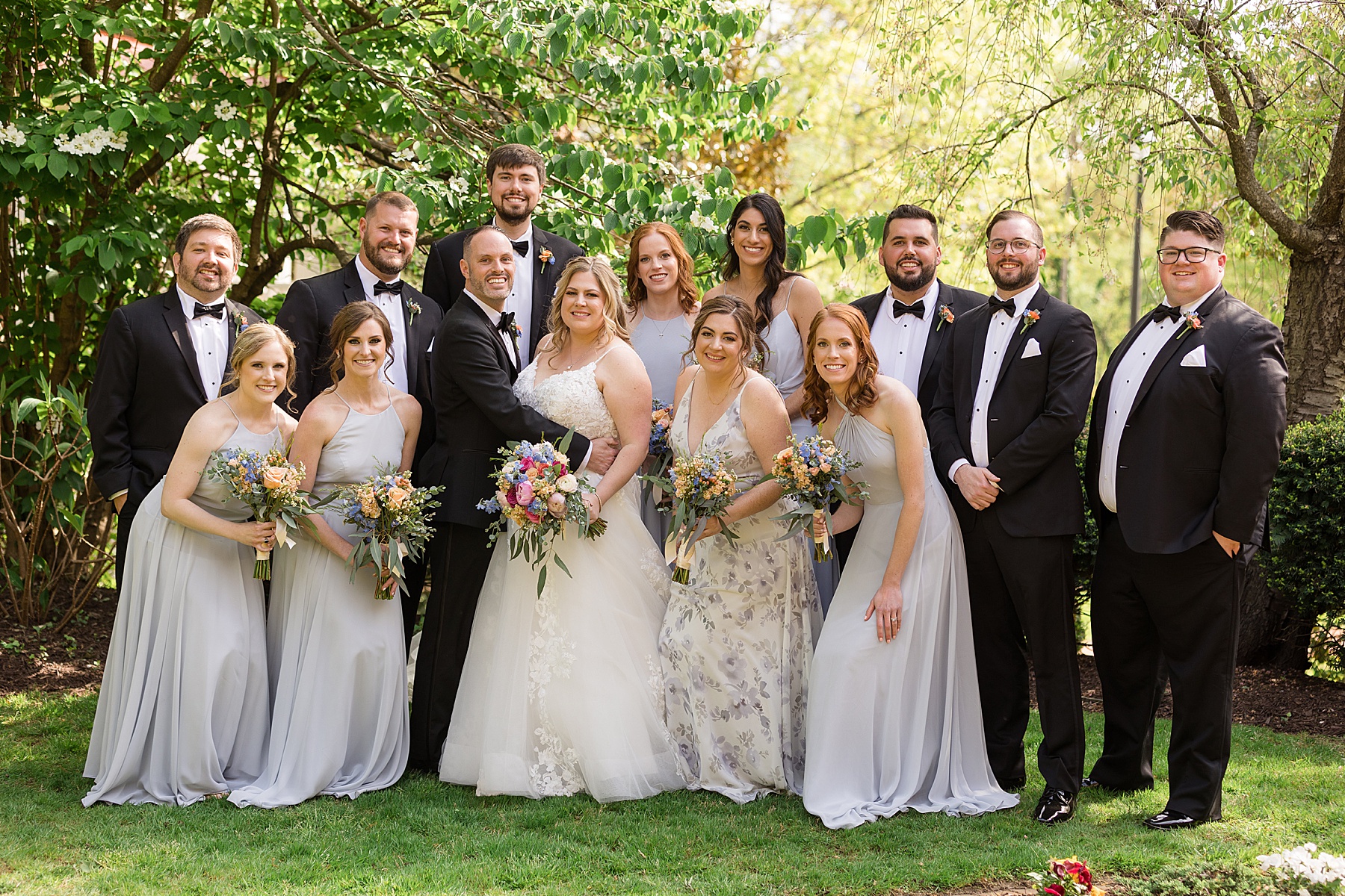 wedding party portrait