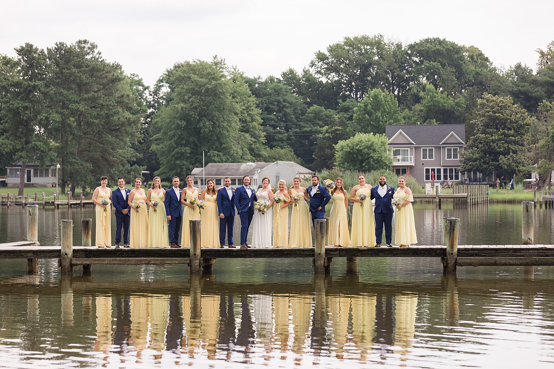 kent island resort wedding party pier