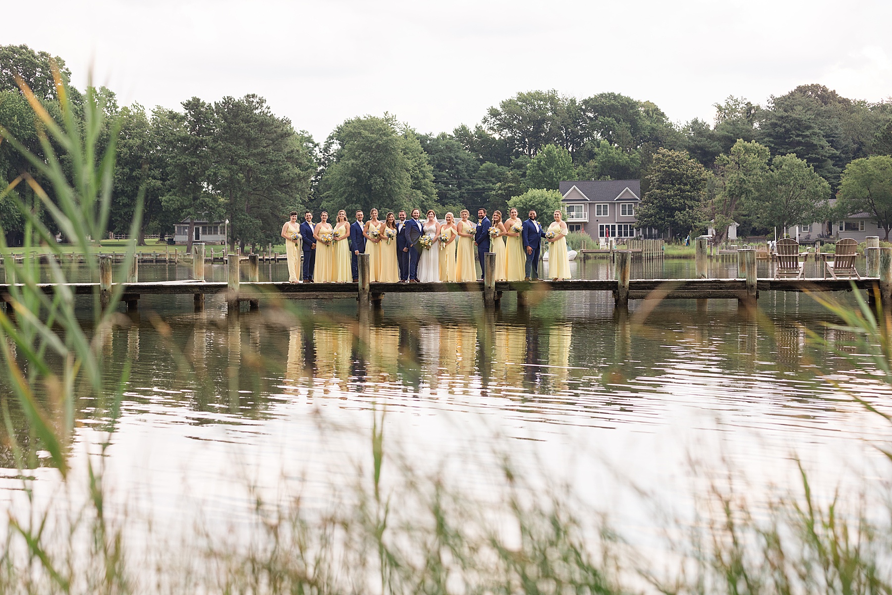 kent island resort wedding party pier