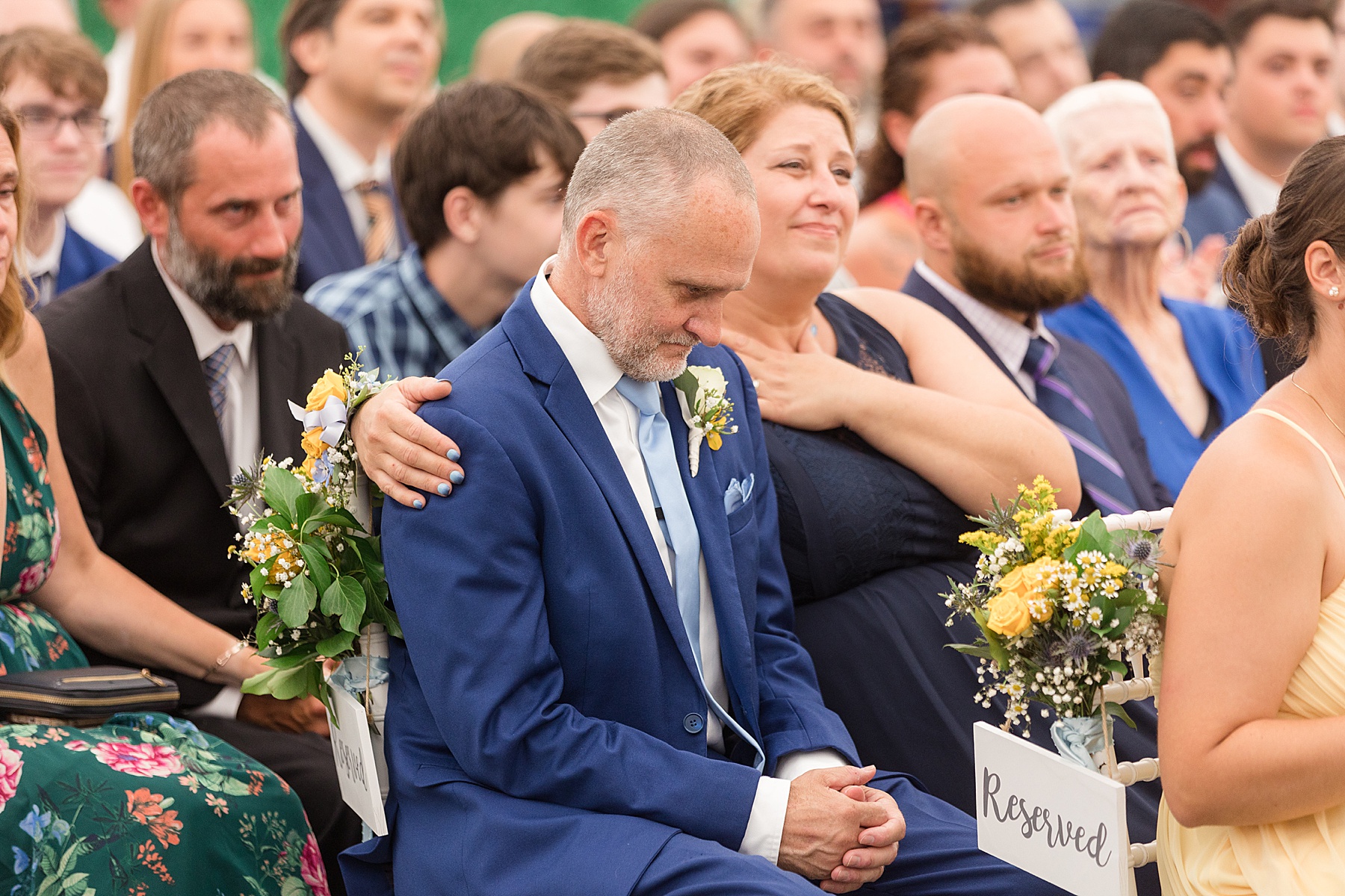 dad emotional wedding ceremony