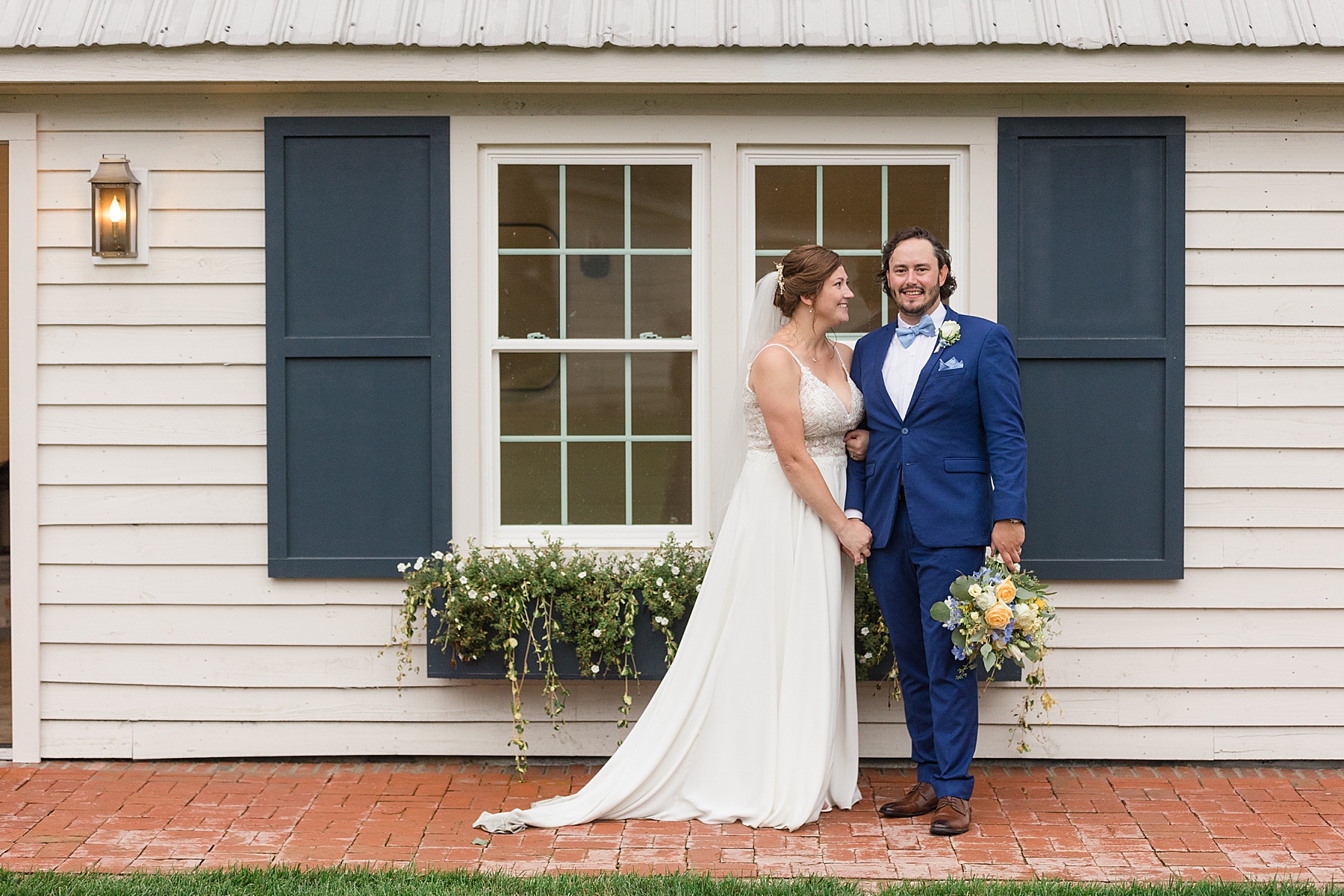 bride and groom portrait