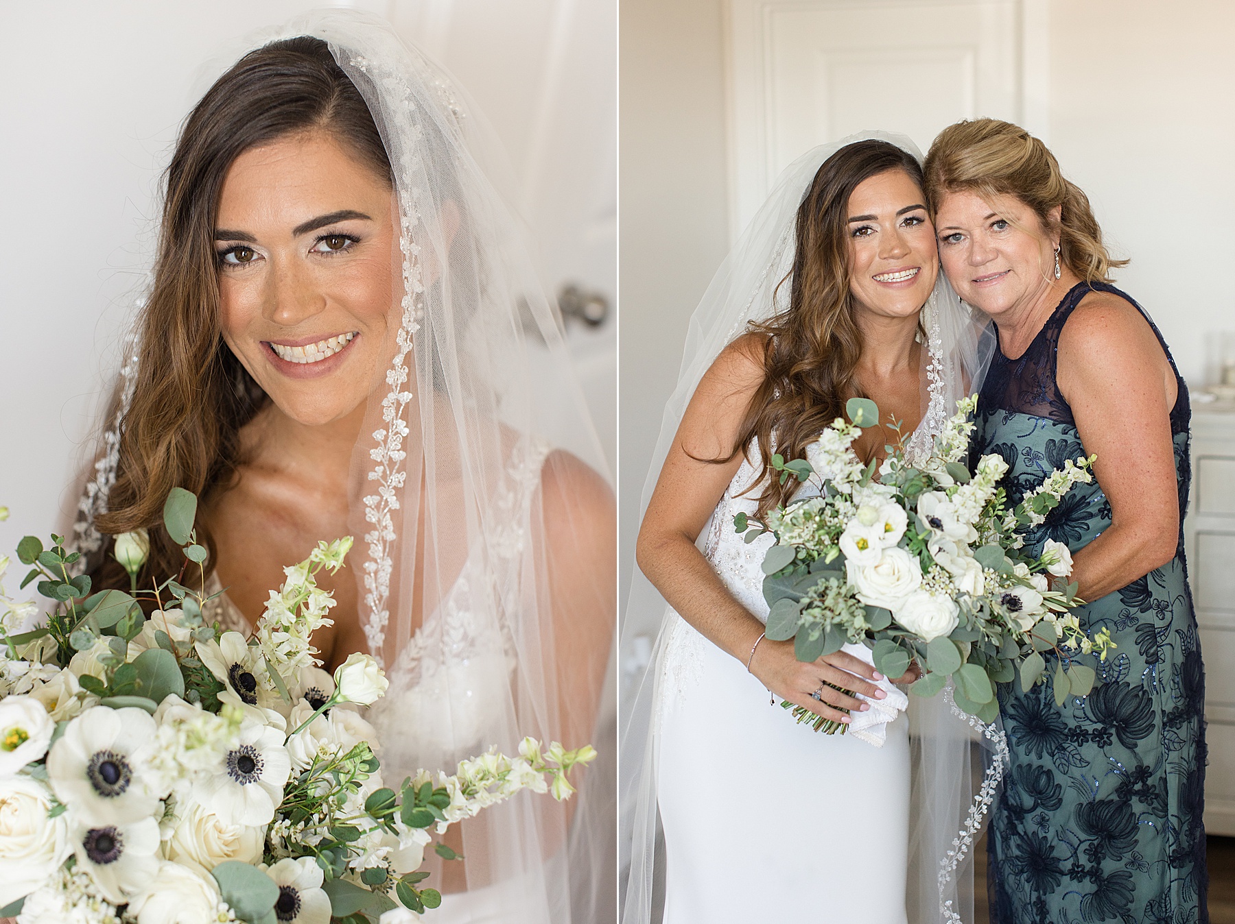 bride and her mom