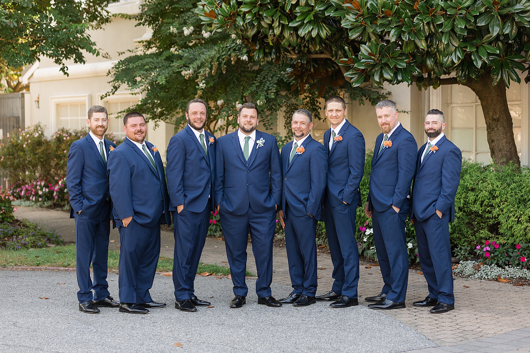 groom and groomsmen