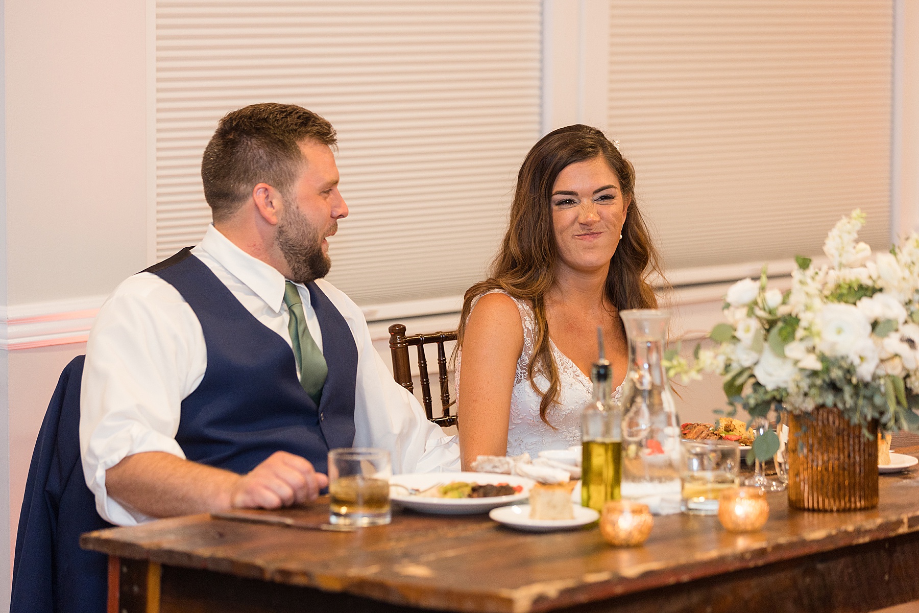 wedding toasts reaction