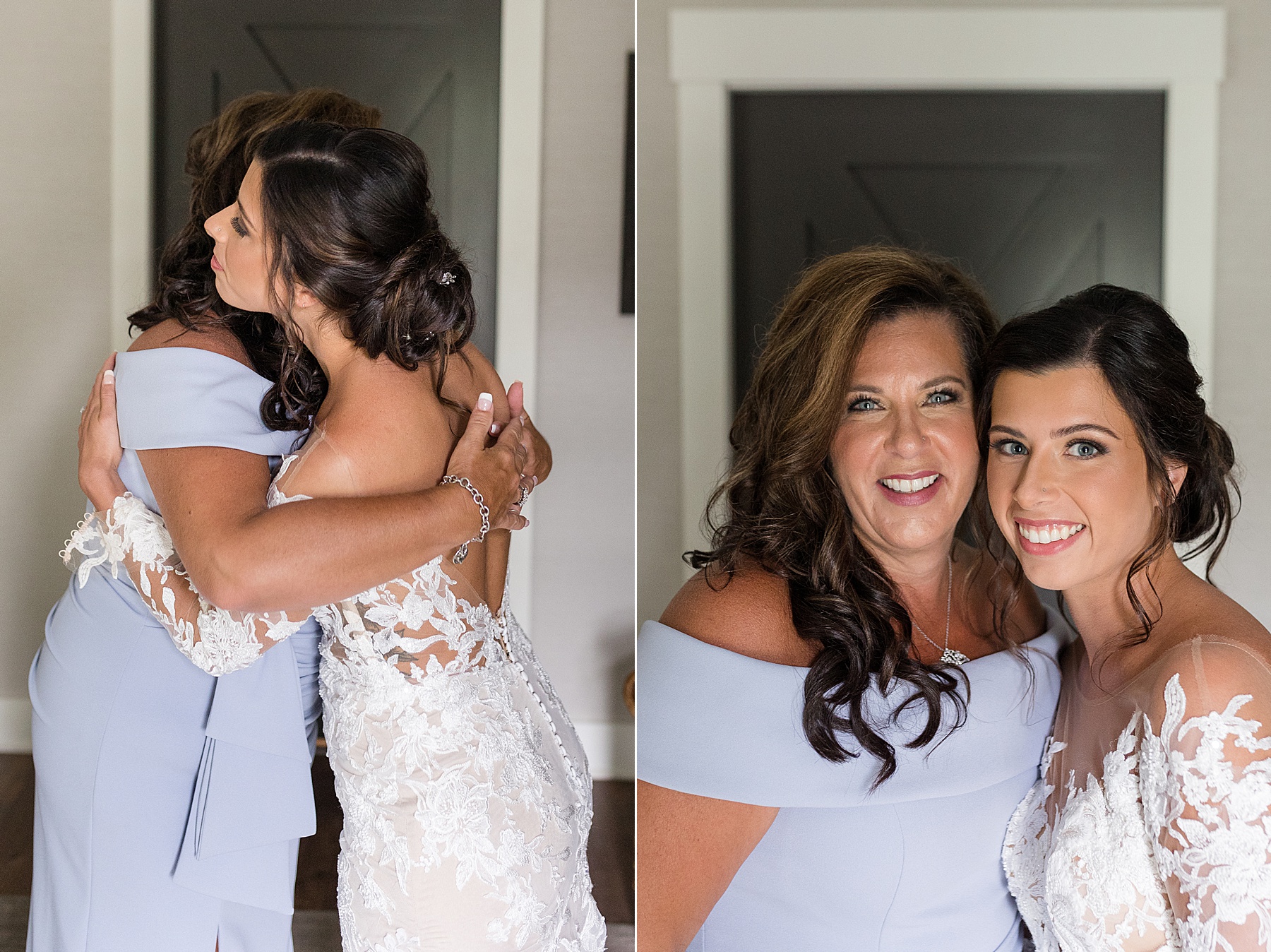 bride with her mother