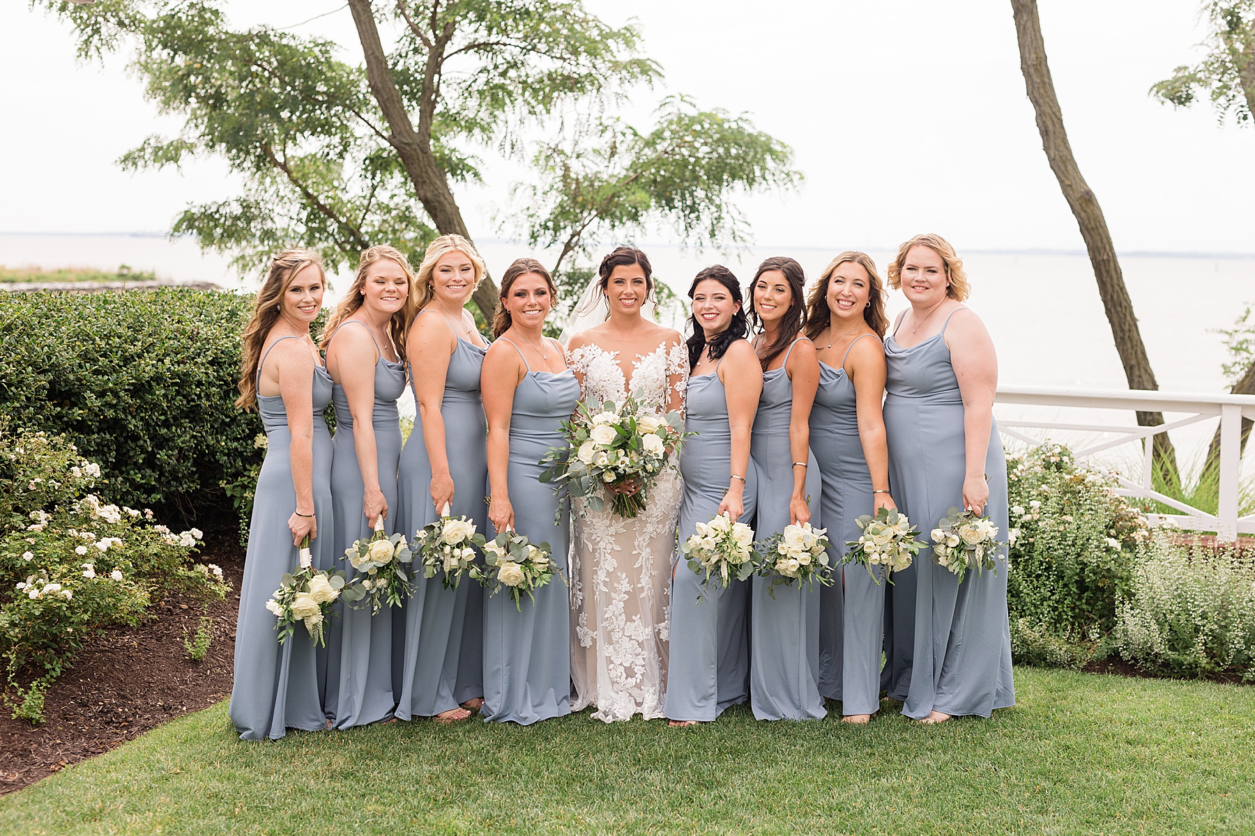 bride and bridesmaids