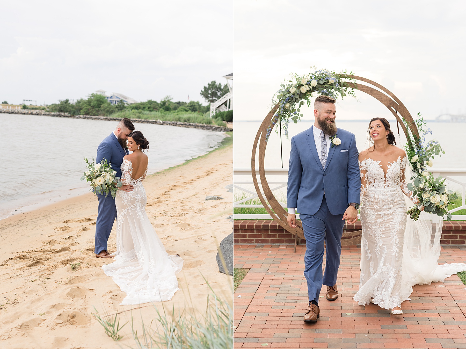 bride and groom portrait