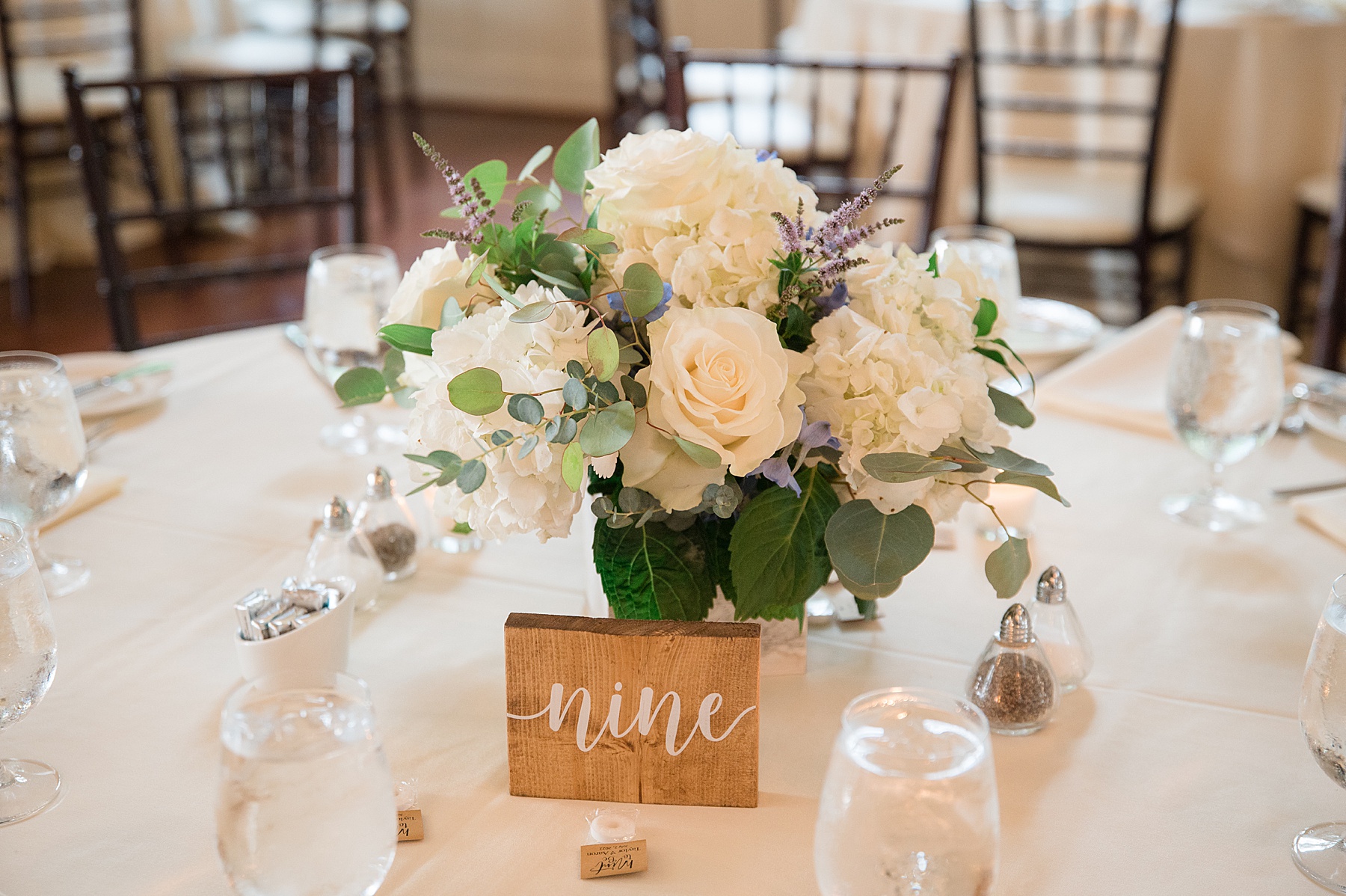 reception table details