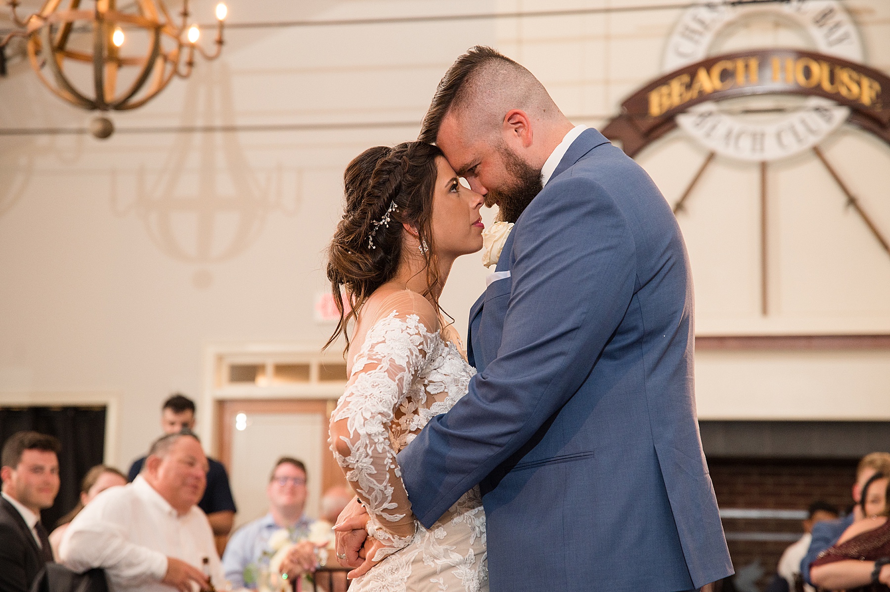 bride and groom first dance