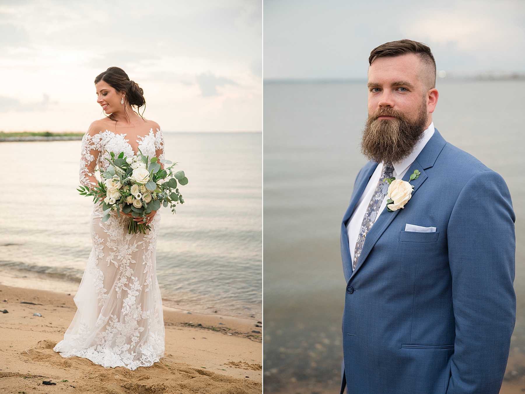 bride portrait, groom portrait