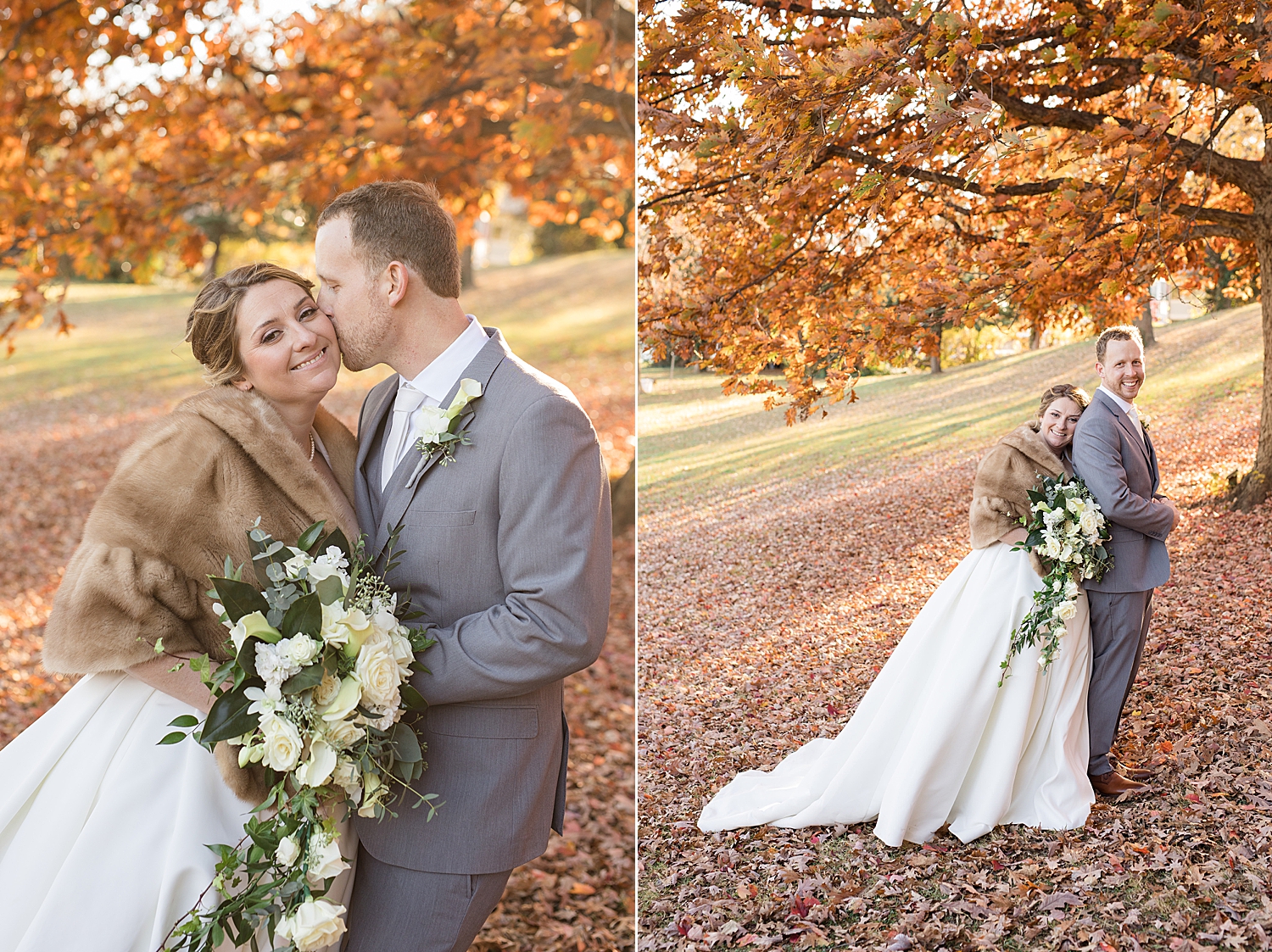 couple portrait november foliage