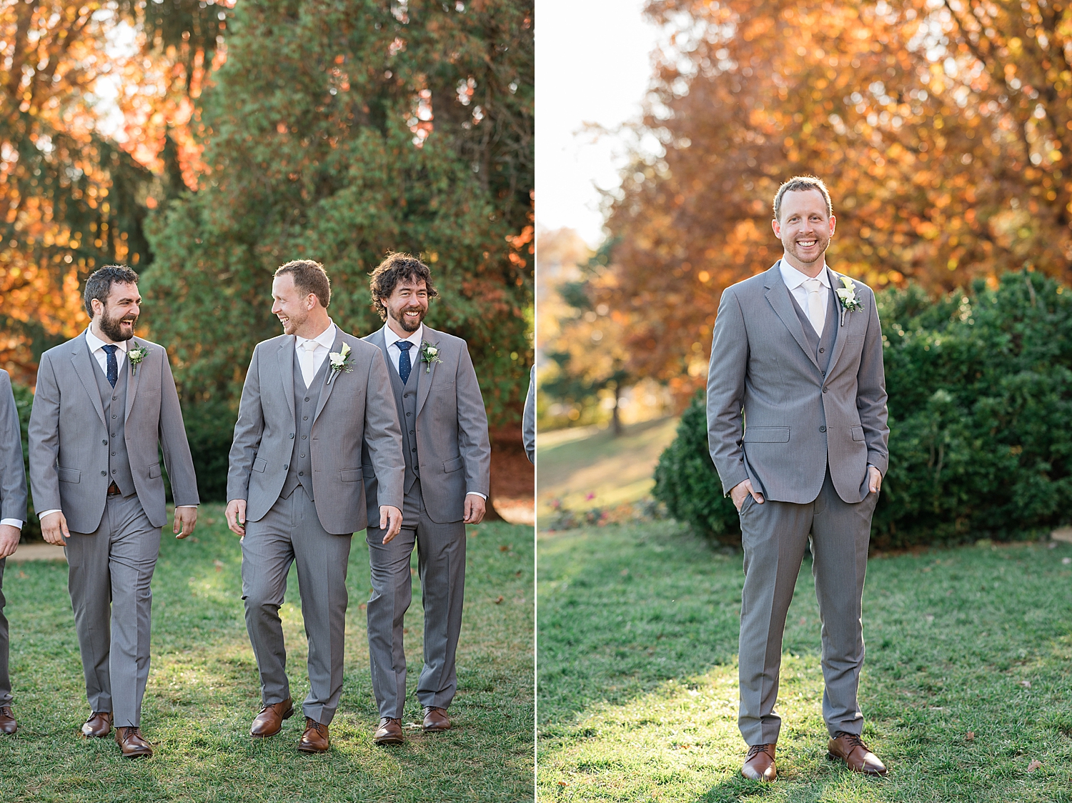 groom and groomsmen portrait