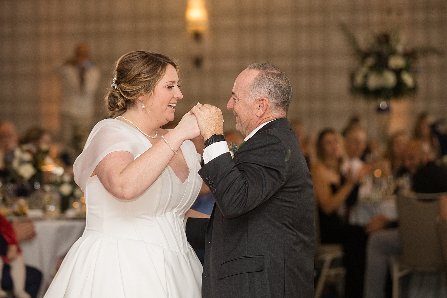 bride dancing with dad