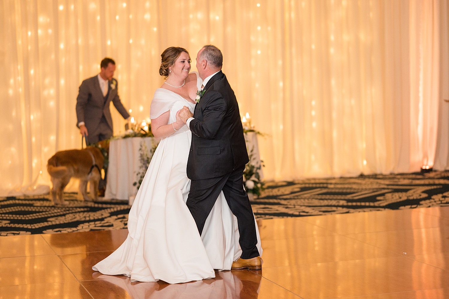 bride dancing with dad