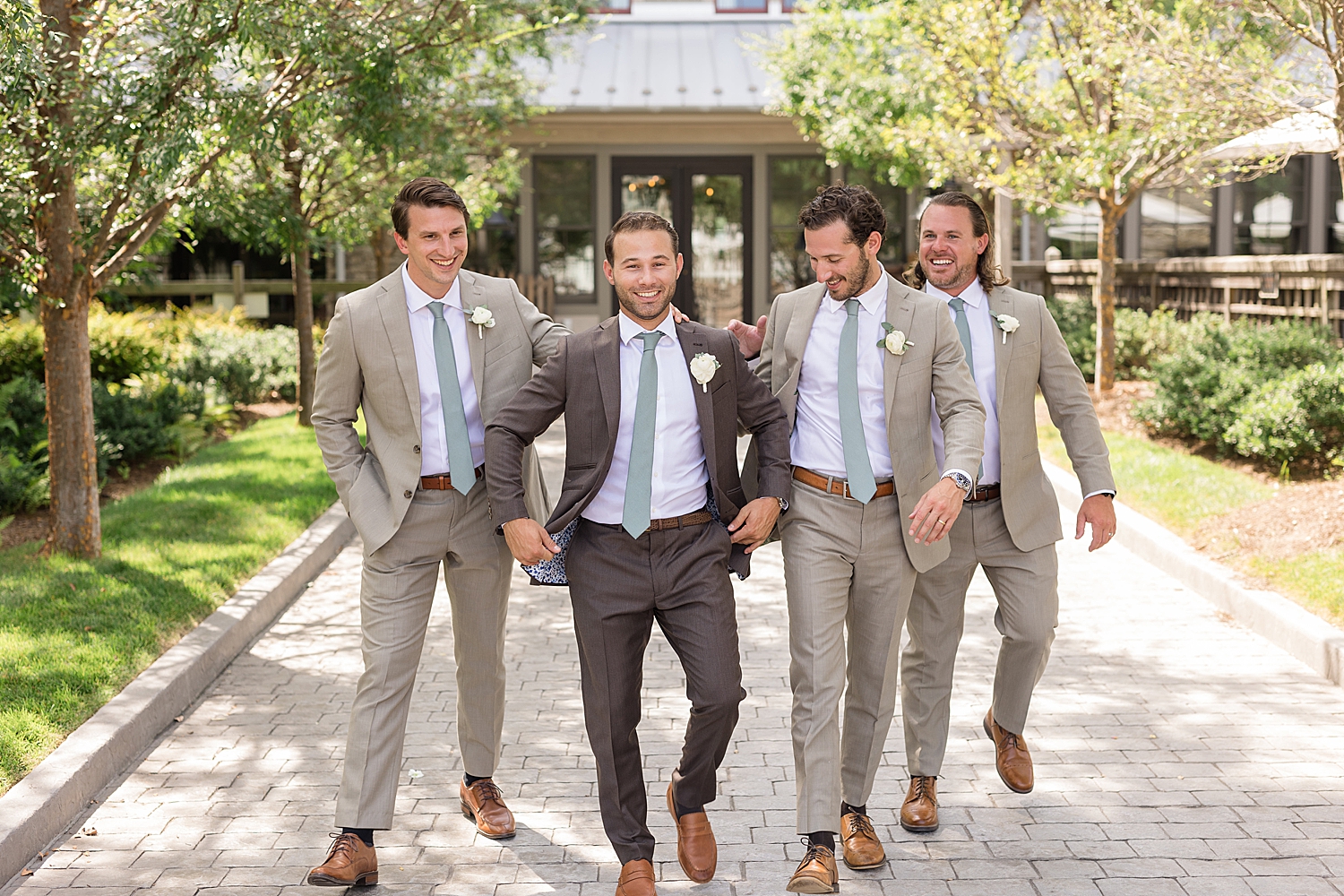 groom with groomsmen