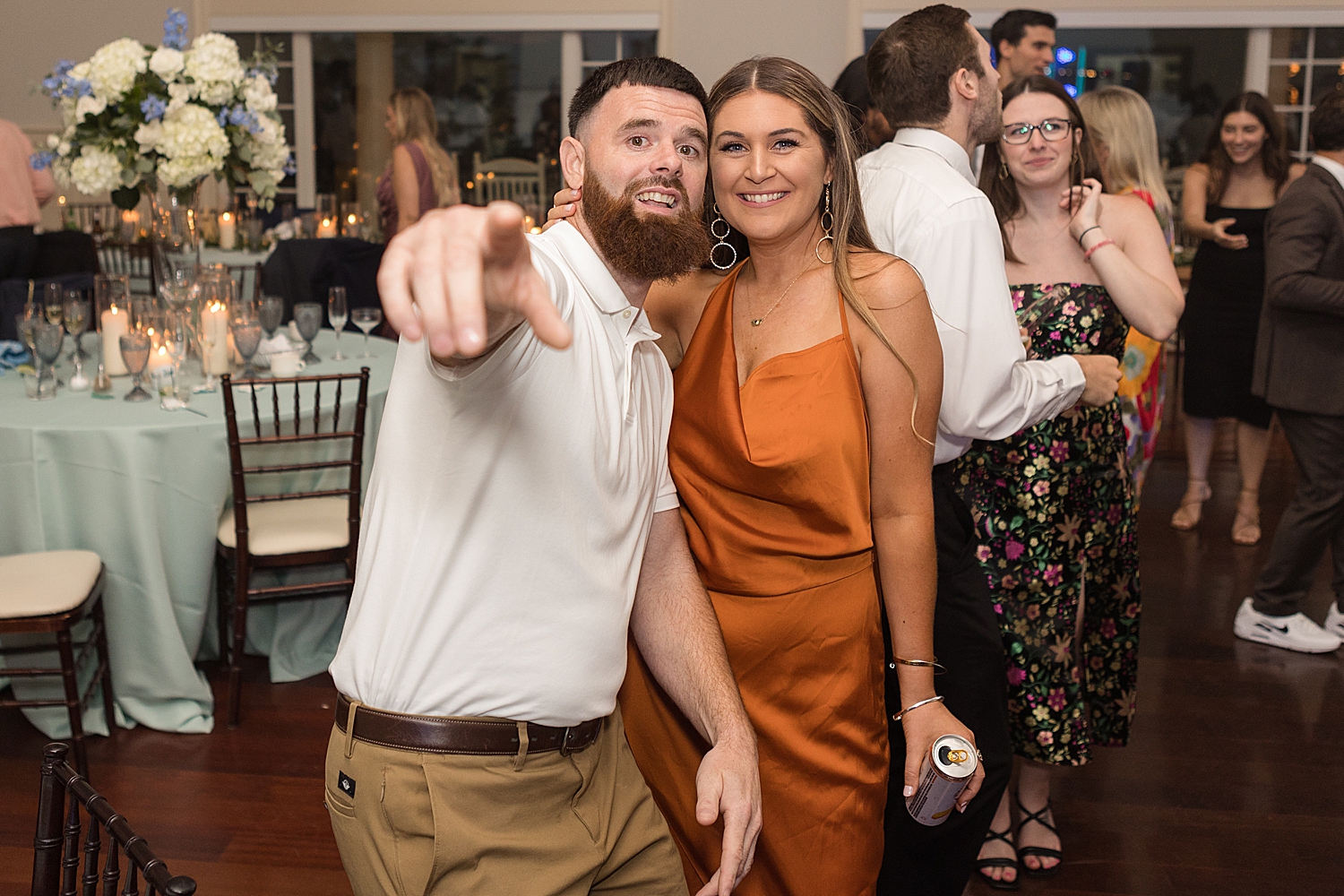 candid reception dancing