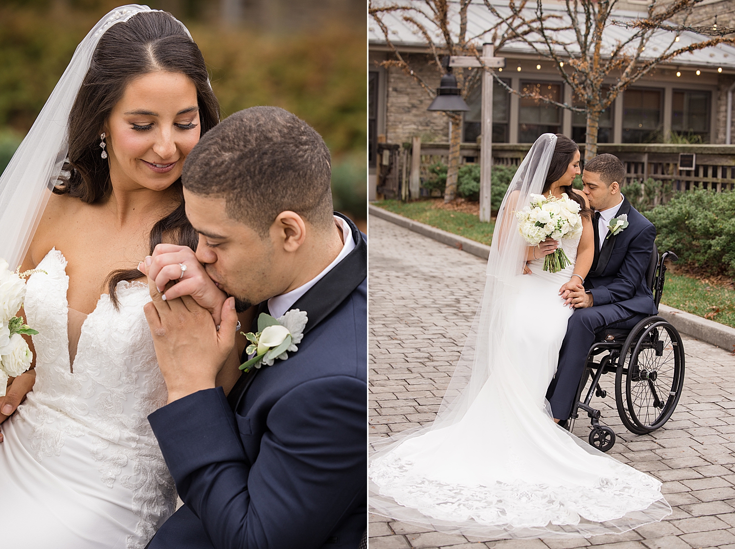 bride and groom portrait