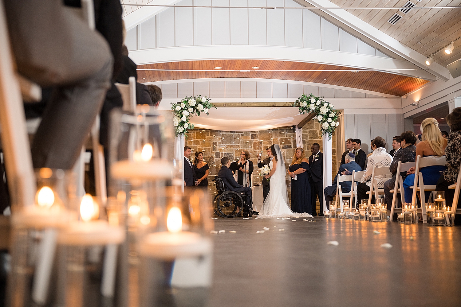 chesapeake bay beach club indoor ceremony