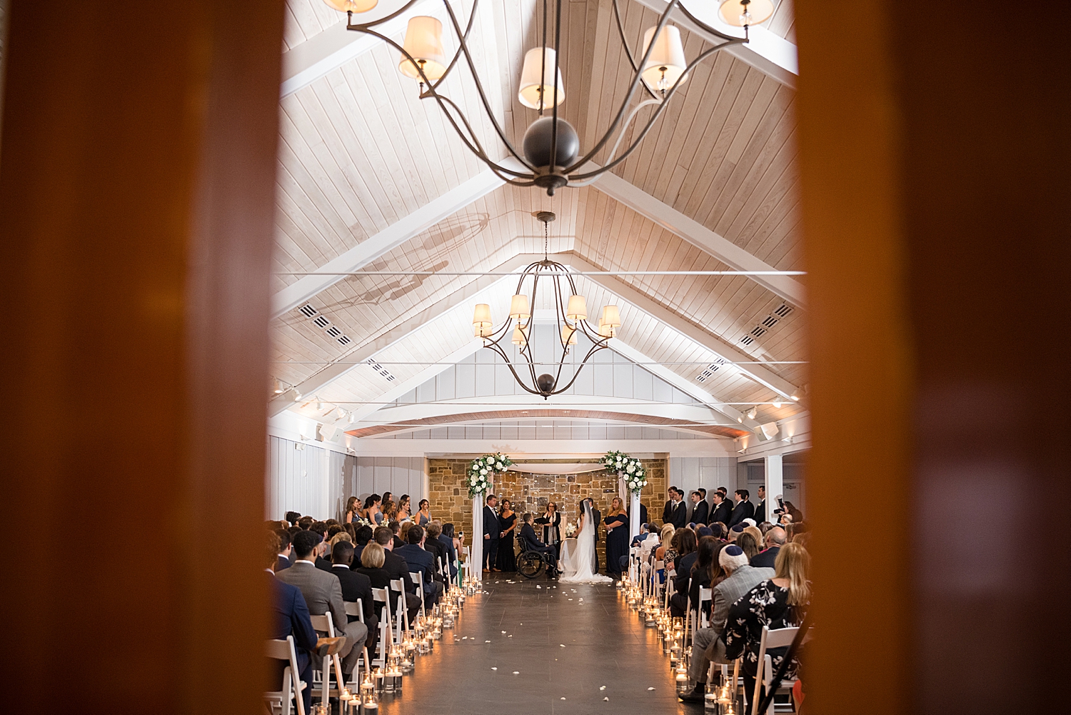 chesapeake bay beach club indoor ceremony