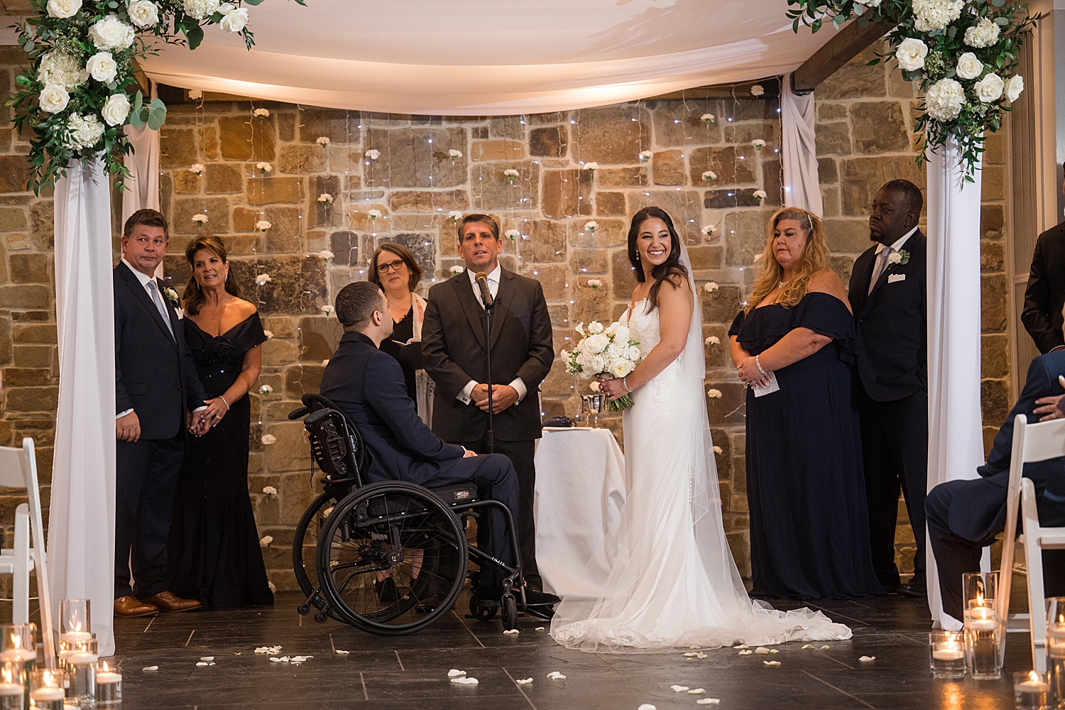 chesapeake bay beach club indoor ceremony