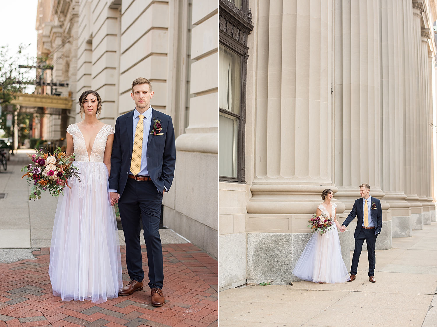 bride and groom portrait baltimore