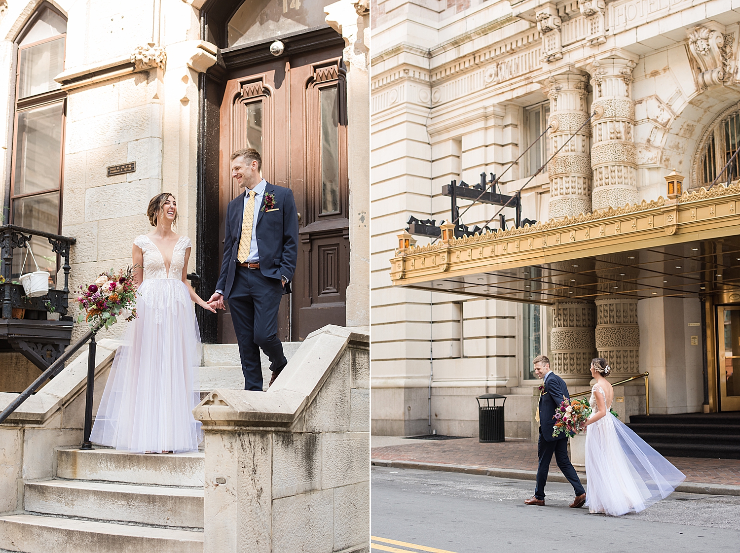 bride and groom portrait belvedere baltimore