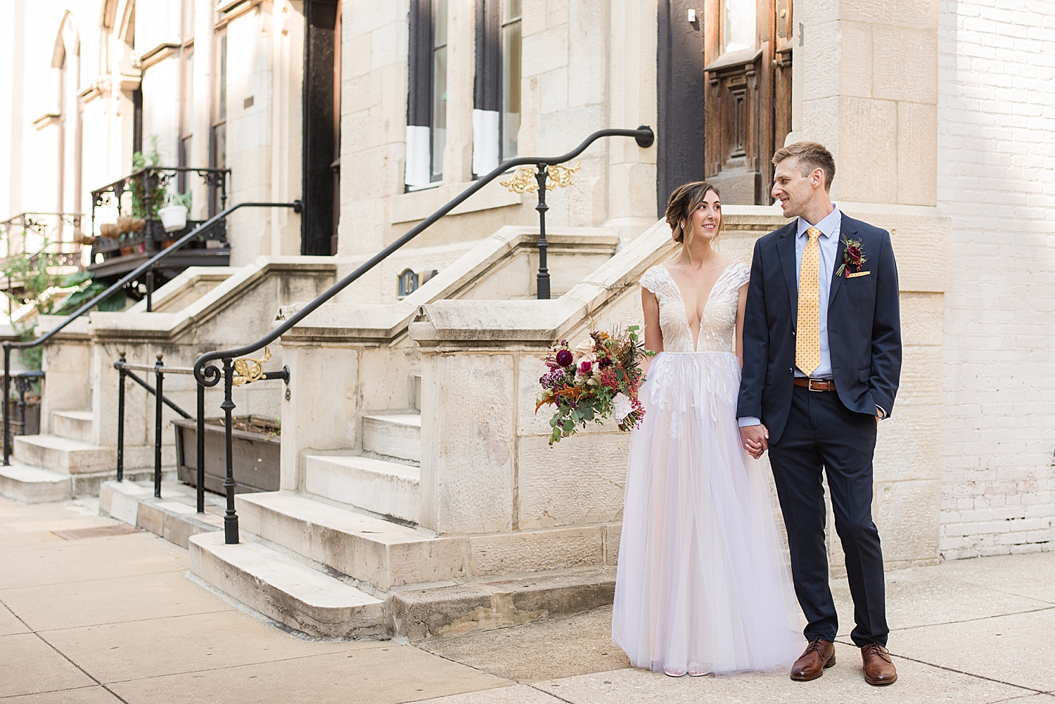 bride and groom portrait belvedere baltimore