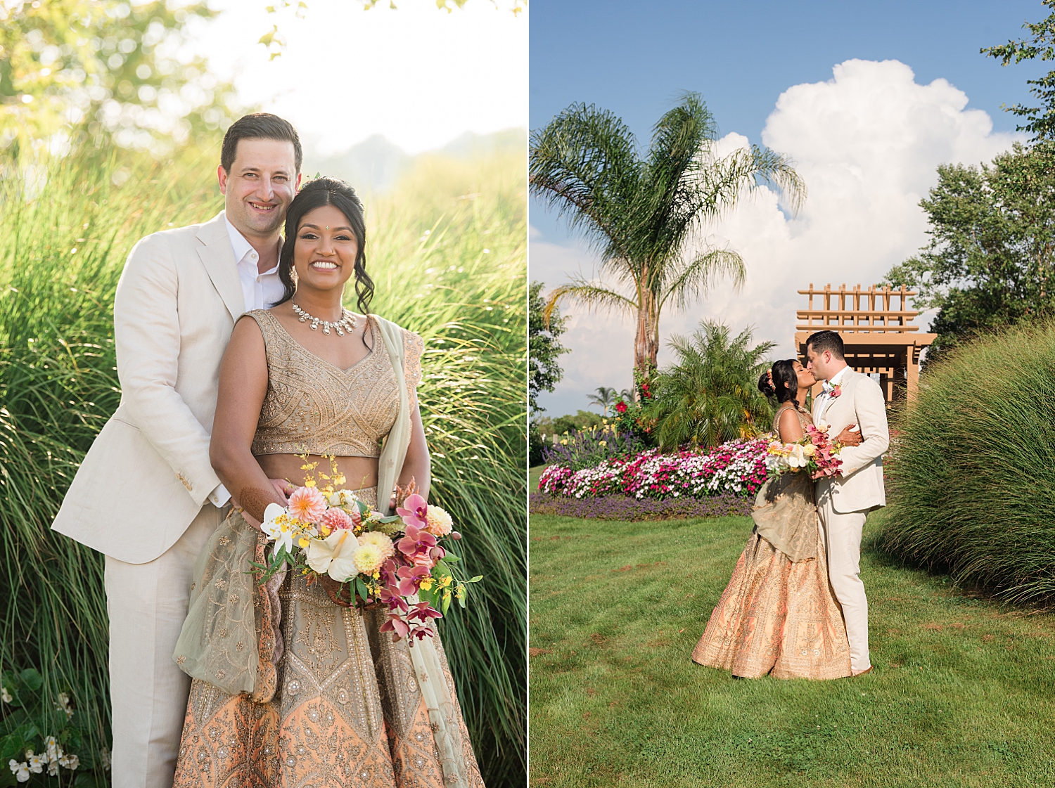 bride and groom couple portrait