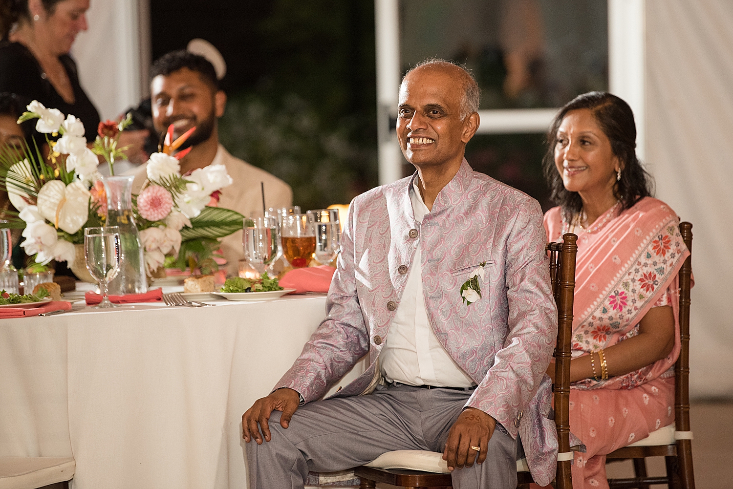 wedding toasts reactions