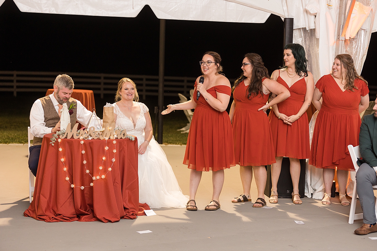 wedding toast from bridesmaids