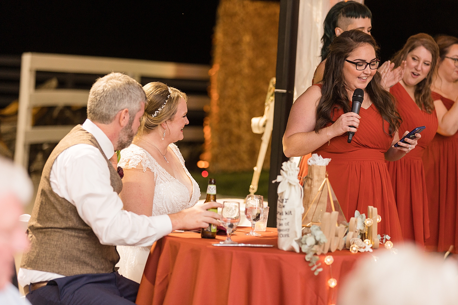 wedding toast from bridesmaids