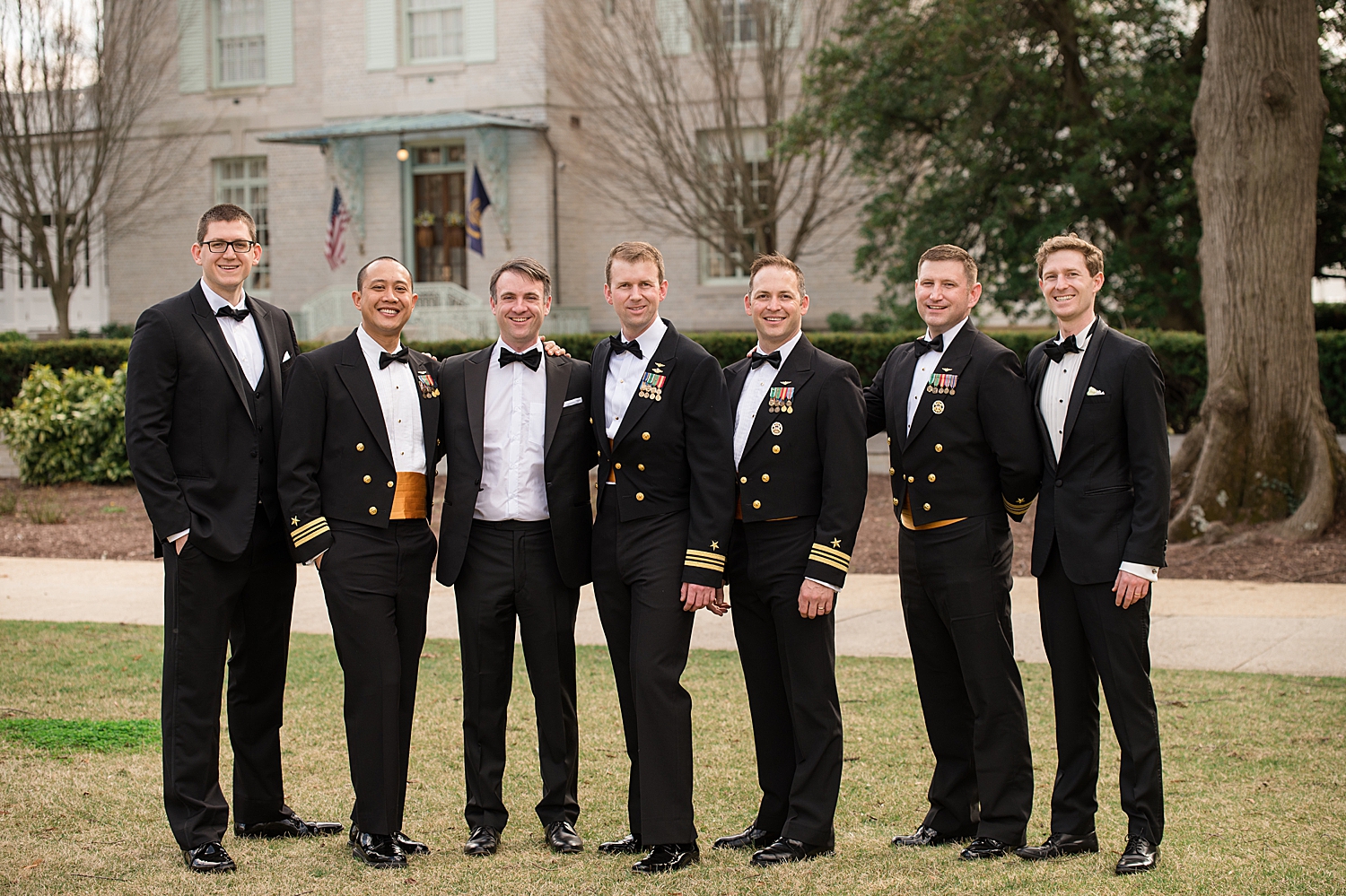 groomsmen portrait