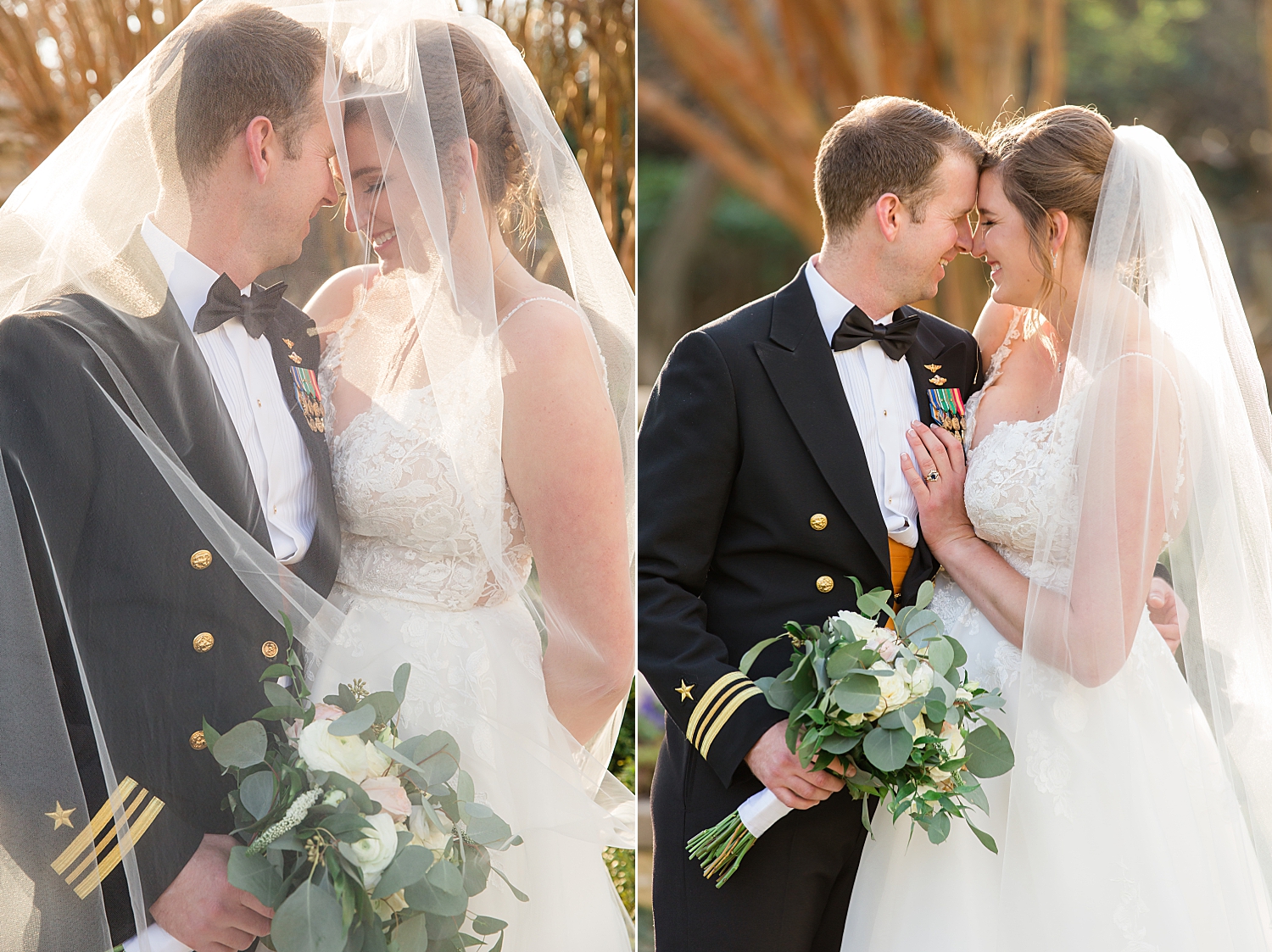 couple portrait in usna garden