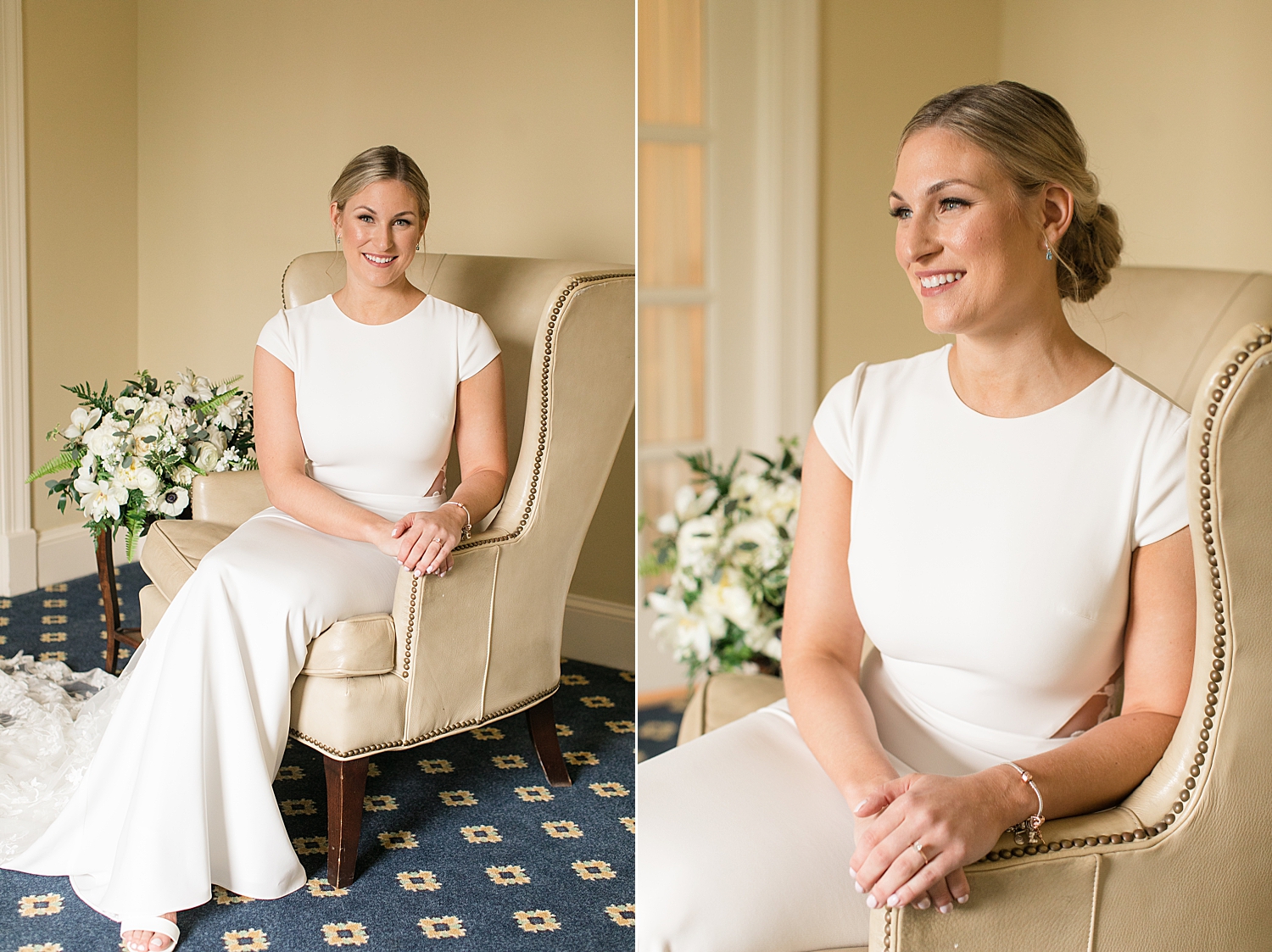 bridal portrait sitting