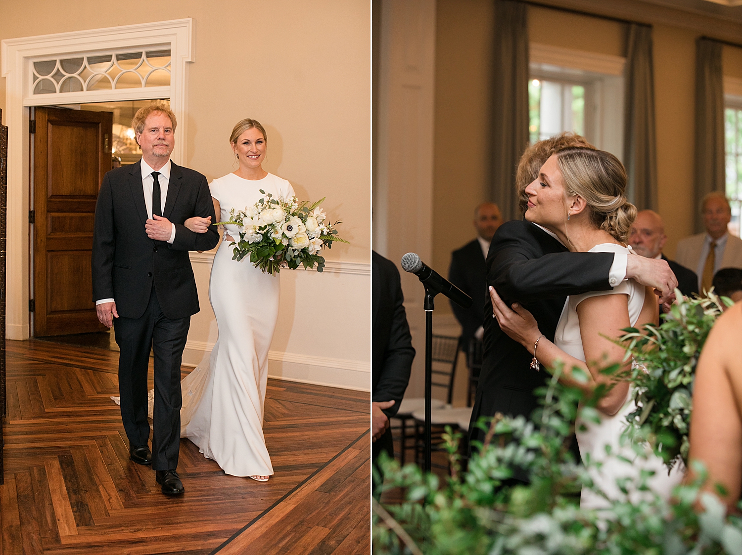 bride enters ceremony