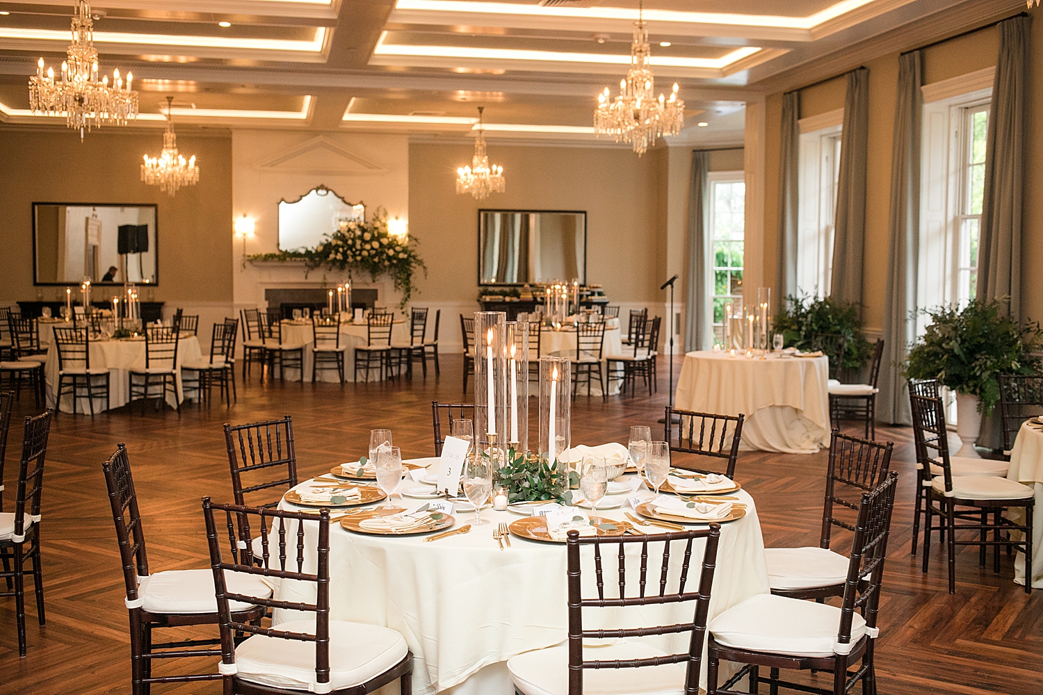 tidewater inn reception room details