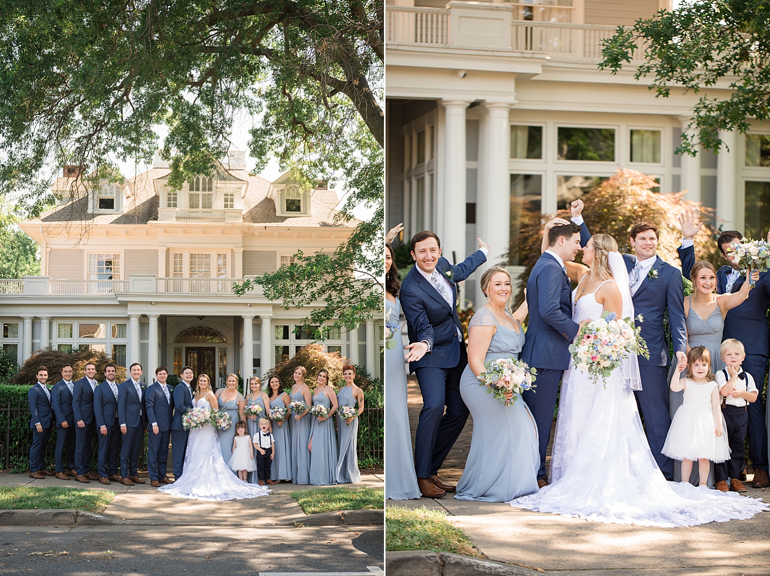 wedding party portrait