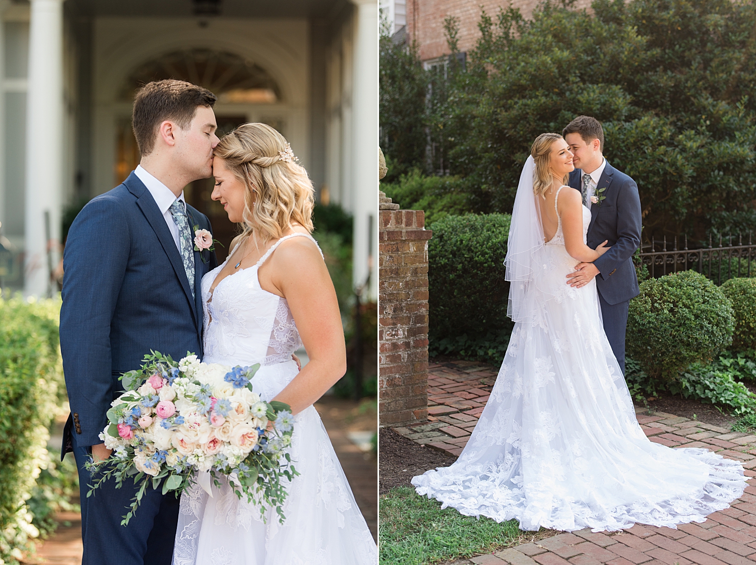 bride and groom portrait