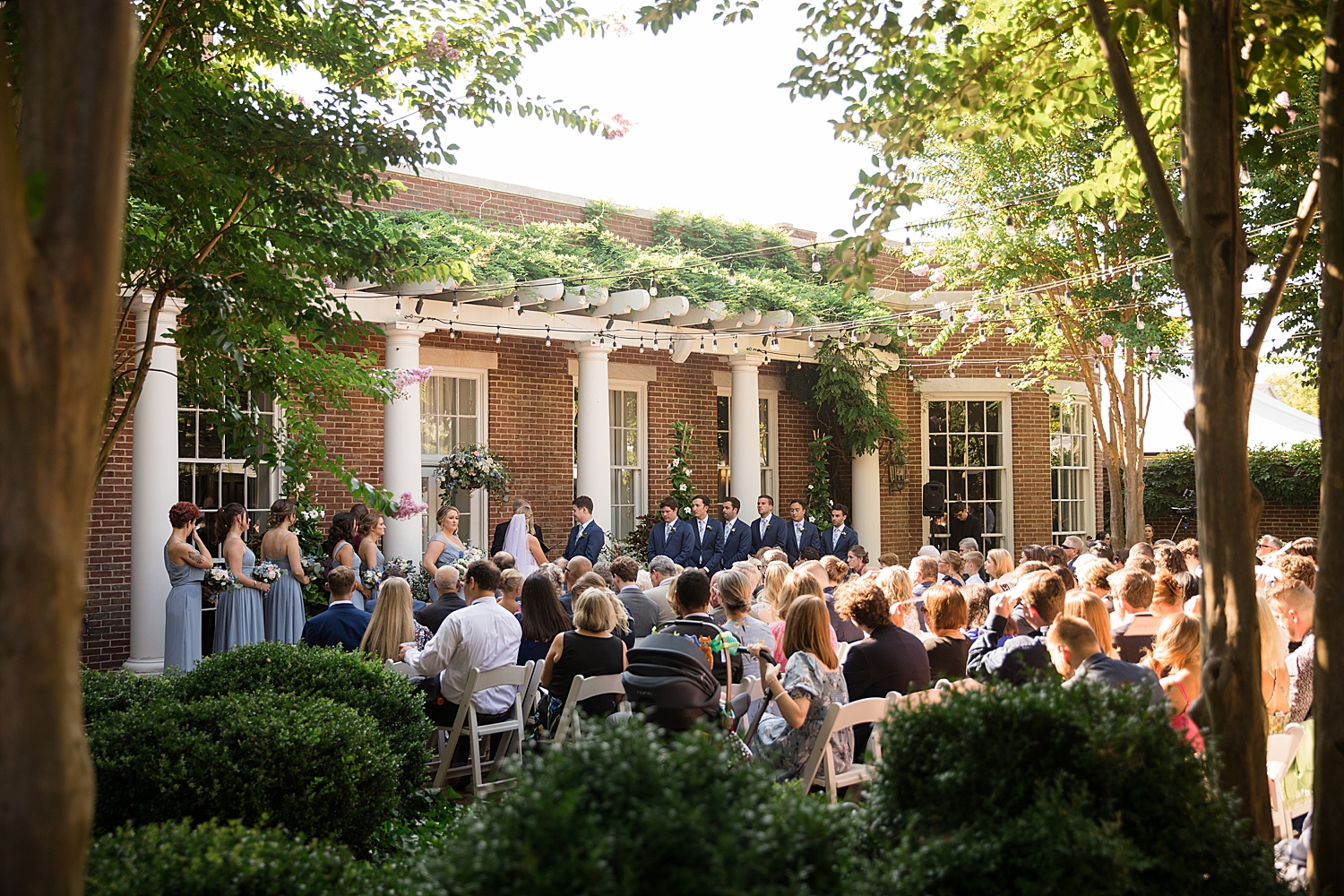 tidewater inn outdoor wedding ceremony