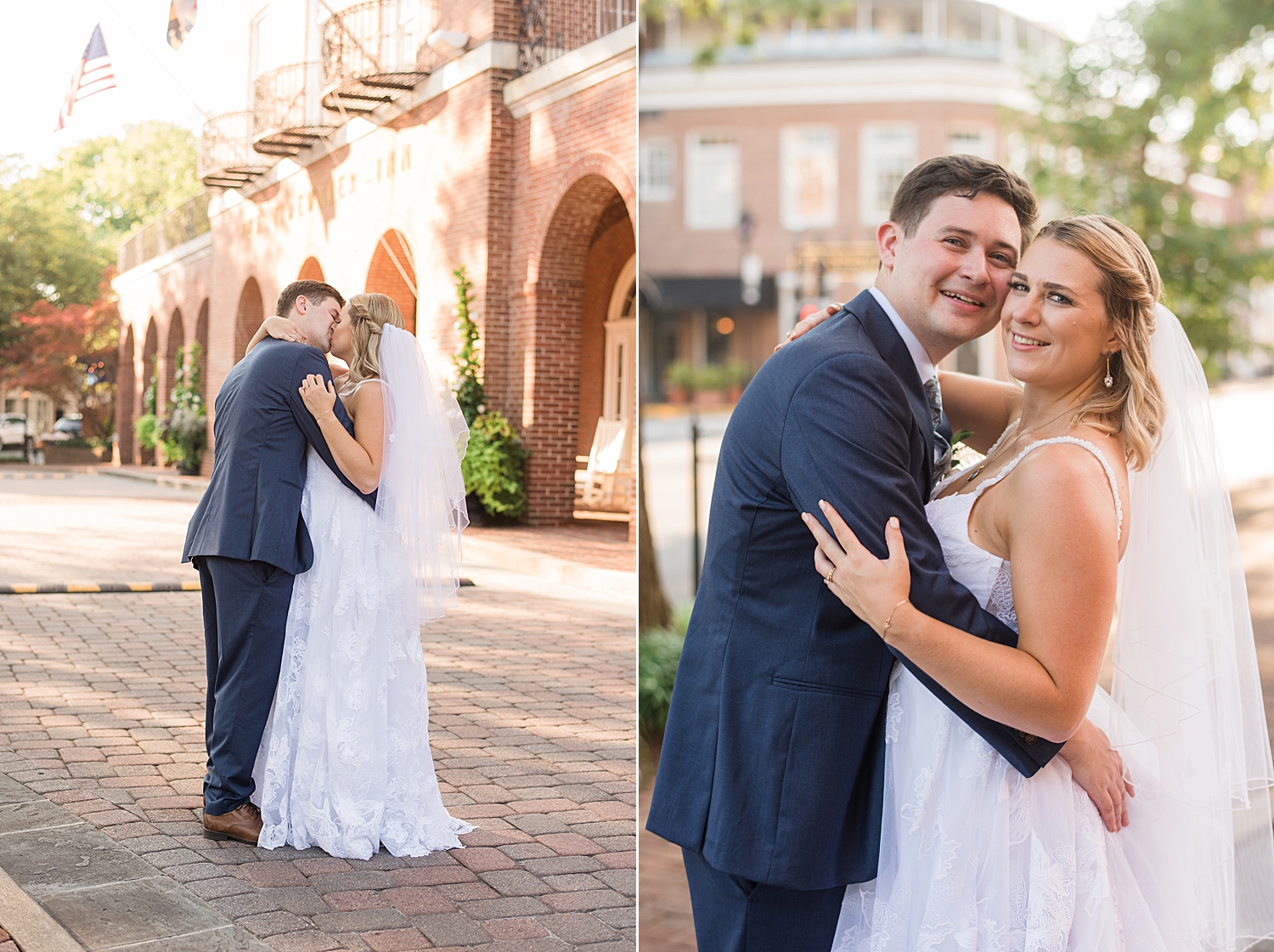 bride and groom portrait