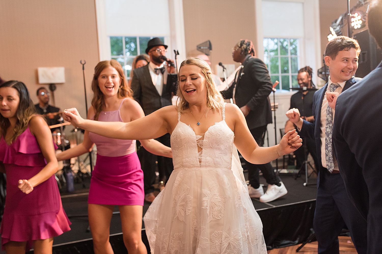 bride dancing at reception