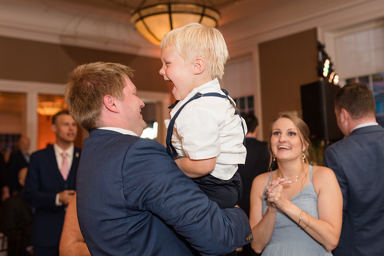 candid reception dancing