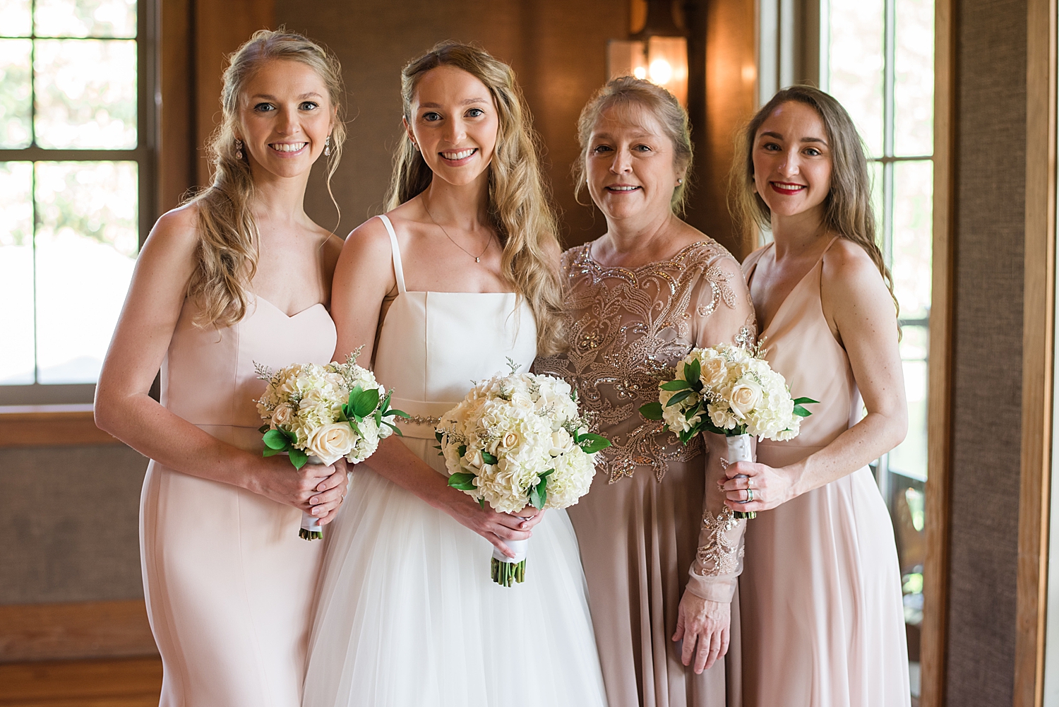 bride and her family