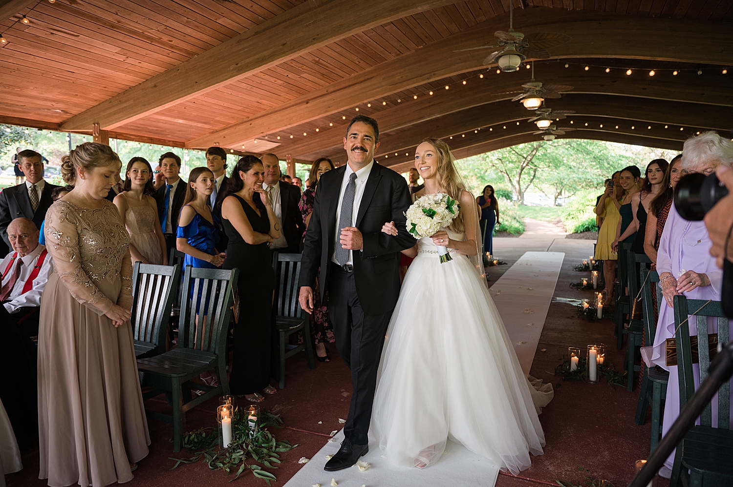 bride walking down the aisle