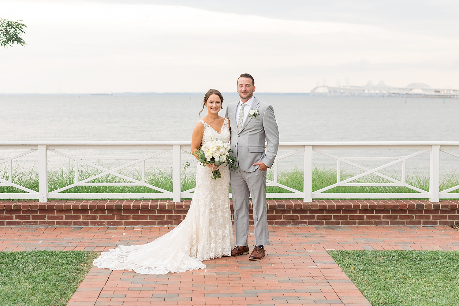 bride and groom portrait